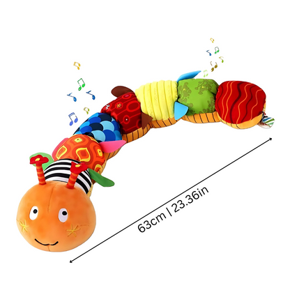 Musical Caterpillar Plush Baby Toy