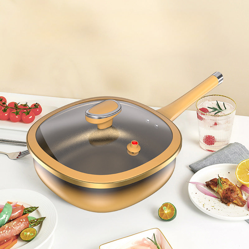 Titanium Nonstick Pot 30cm with Glass Lid