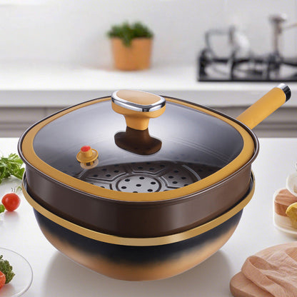 Titanium Nonstick Pot 30cm with Glass Lid
