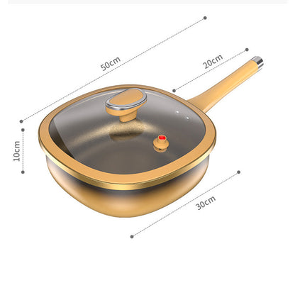 Titanium Nonstick Pot 30cm with Glass Lid