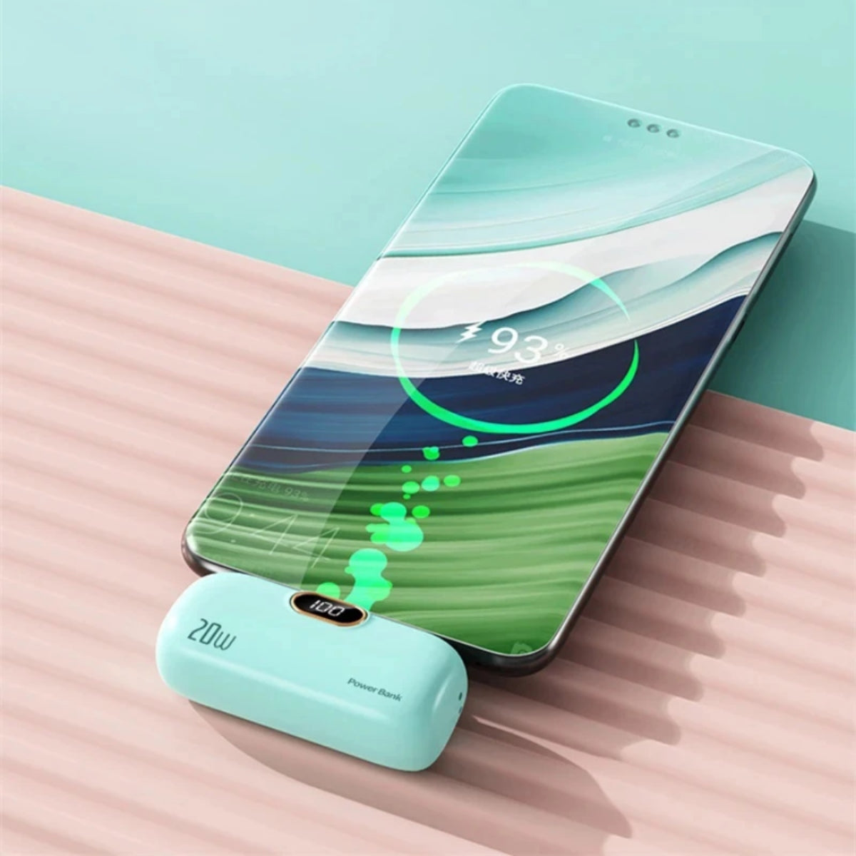 30000mAh Power Bank with LED Display & Dual Ports