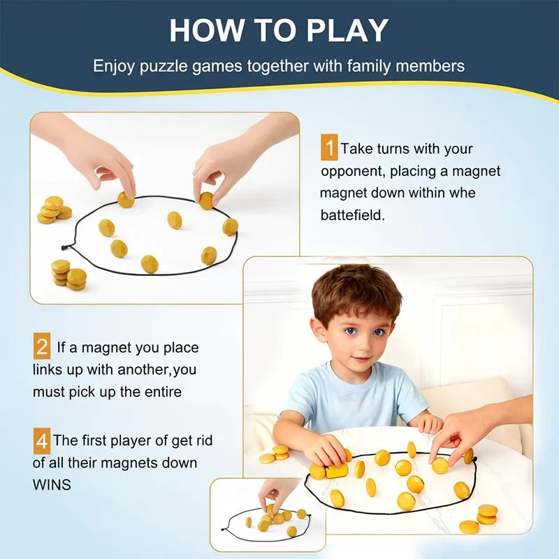 Magnetic Strategy Board Game, 2 Player