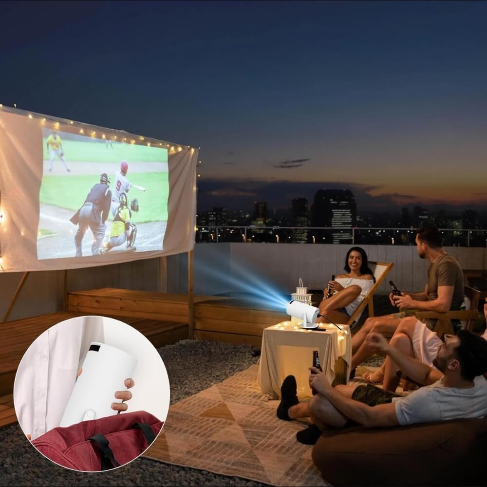 Portable 4K-Compatible Projector