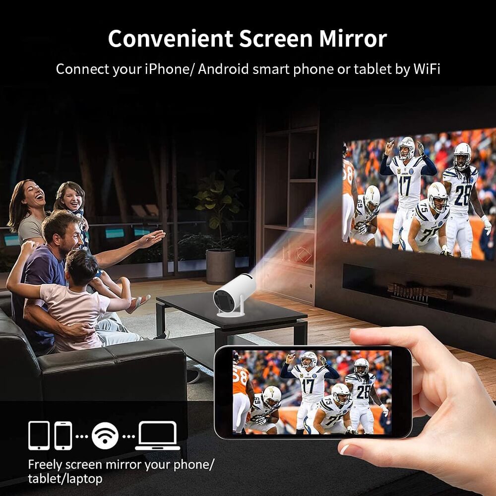 Portable 4K-Compatible Projector
