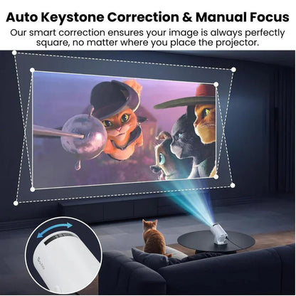 Portable 4K-Compatible Projector