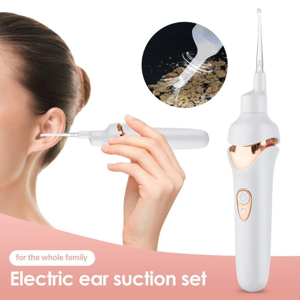Ear Wax Vacuum with Light and Silicone Tips