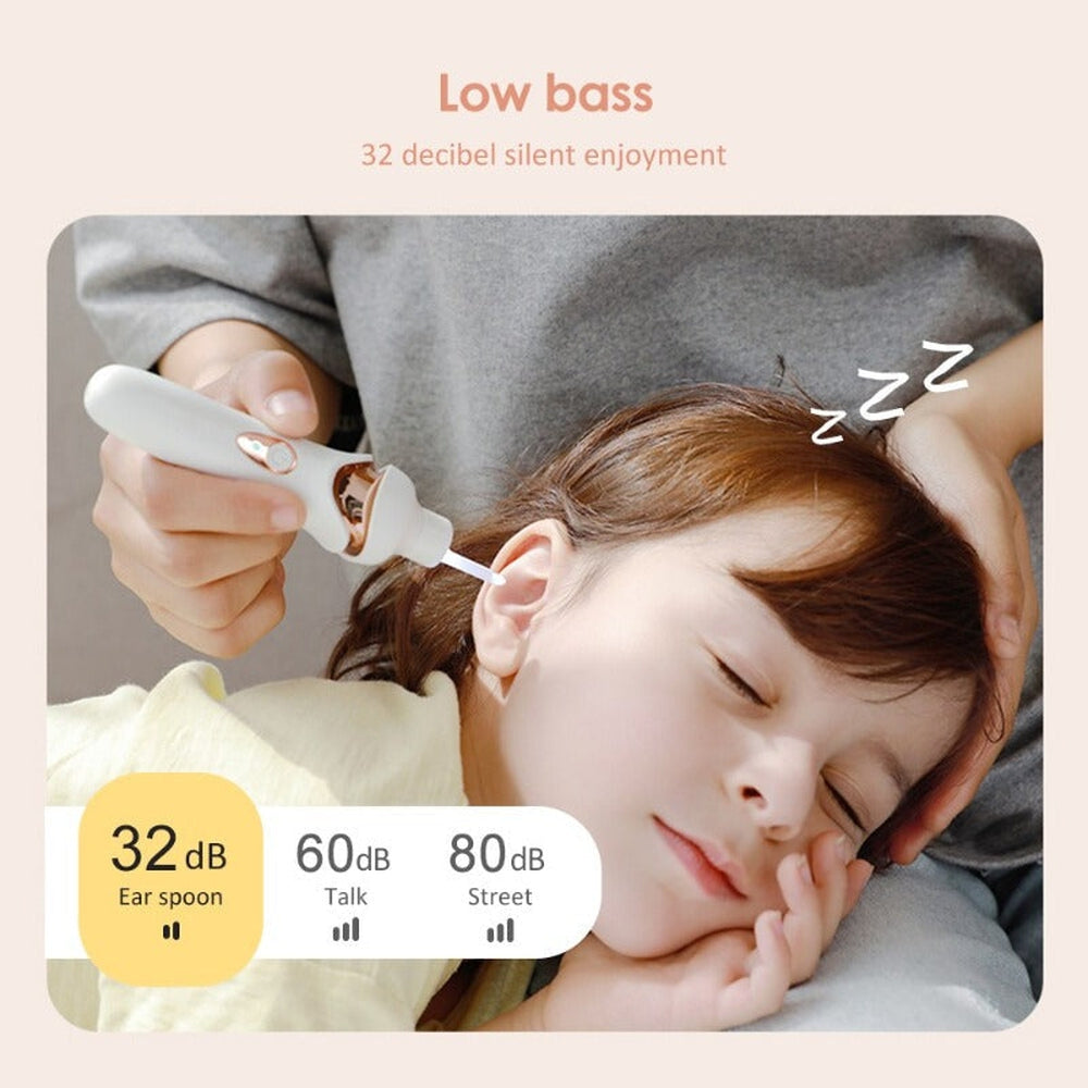 Ear Wax Vacuum with Light and Silicone Tips