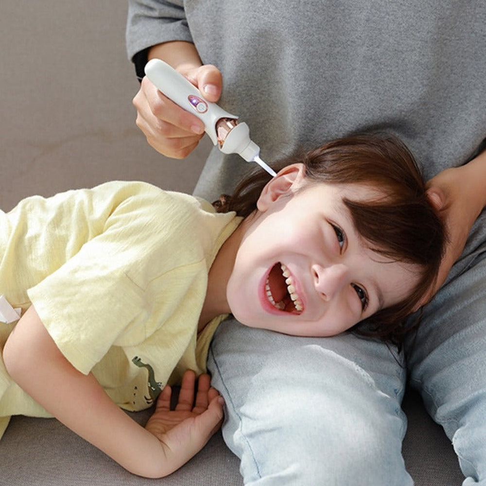Ear Wax Vacuum with Light and Silicone Tips