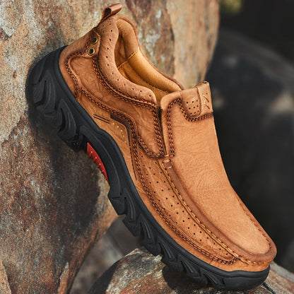 Orthopedic Ankle Boots, Black Leather Arch Support