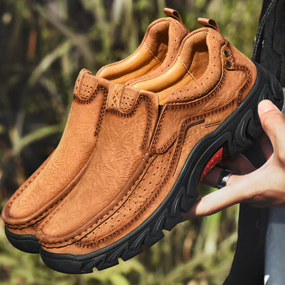 Orthopedic Ankle Boots, Black Leather Arch Support