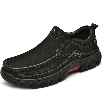 Orthopedic Ankle Boots, Black Leather Arch Support