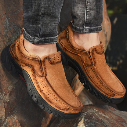 Orthopedic Ankle Boots, Black Leather Arch Support