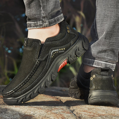 Orthopedic Ankle Boots, Black Leather Arch Support