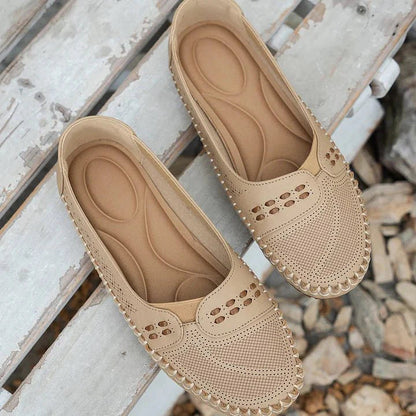 Women's Perforated Slip-On Loafers