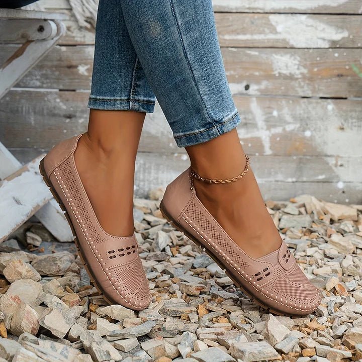 Women's Perforated Slip-On Loafers