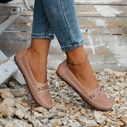 Women's Perforated Slip-On Loafers