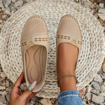 Women's Perforated Slip-On Loafers